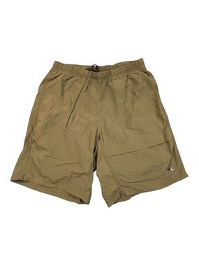 Bellwether Men Large Cycling Shorts Brown Nylon Padded Liner Bike Made USA 23351
